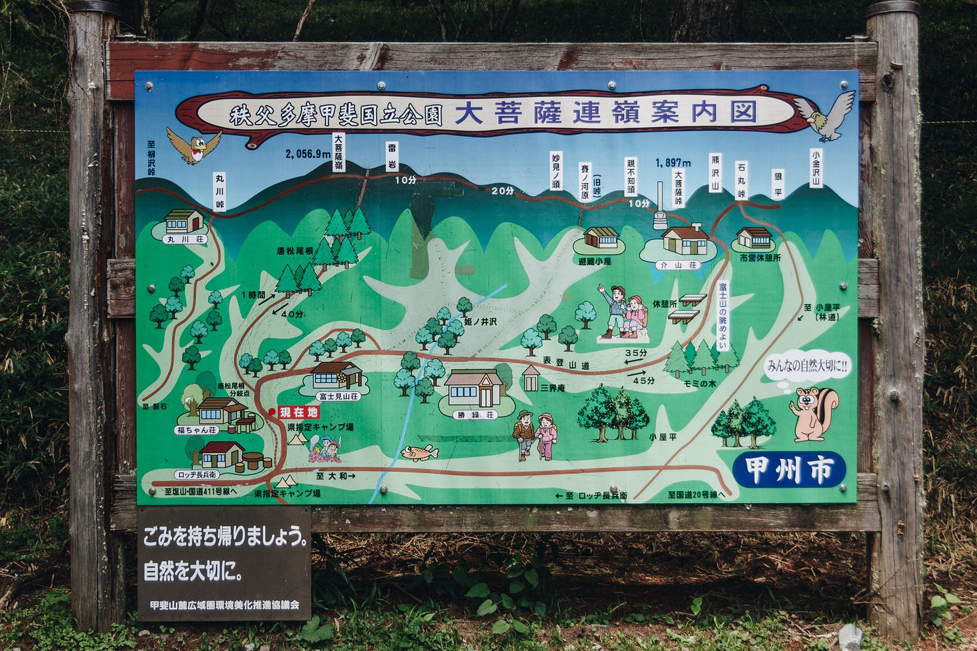 山梨 在360 視野的稜線上 遇見小鹿亂撞 大菩薩嶺單日健行 By Ycliu Drifting Soul Medium