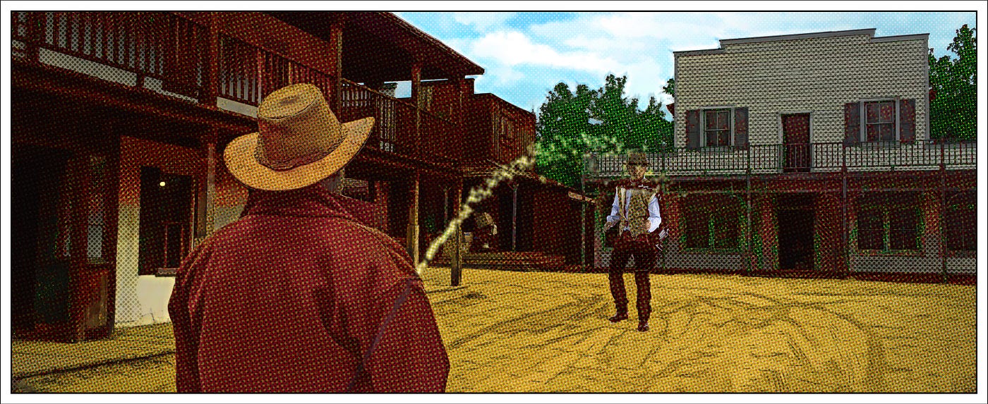 Alternative show down in Wild West.