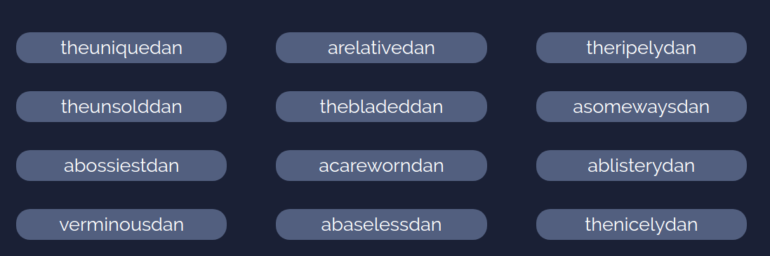 Looking For Creative 12 Character Name For Your Account Let Eosname Help You Out By Eos Metal Medium