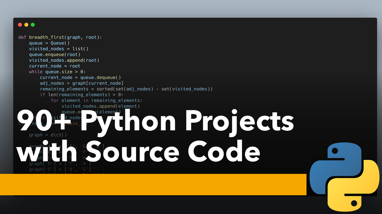 96 python projects with source code | by aman kharwal | coders camp | medium