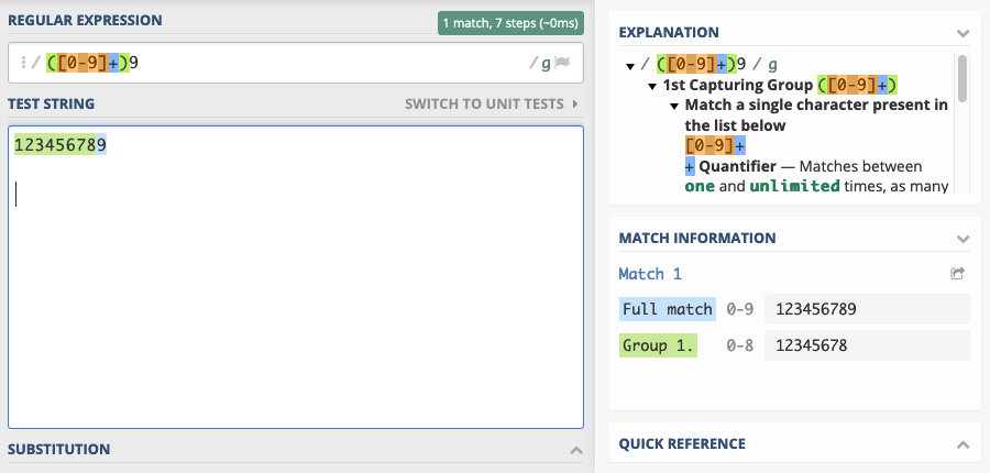 regex for number 1-9 regex for number 1-9