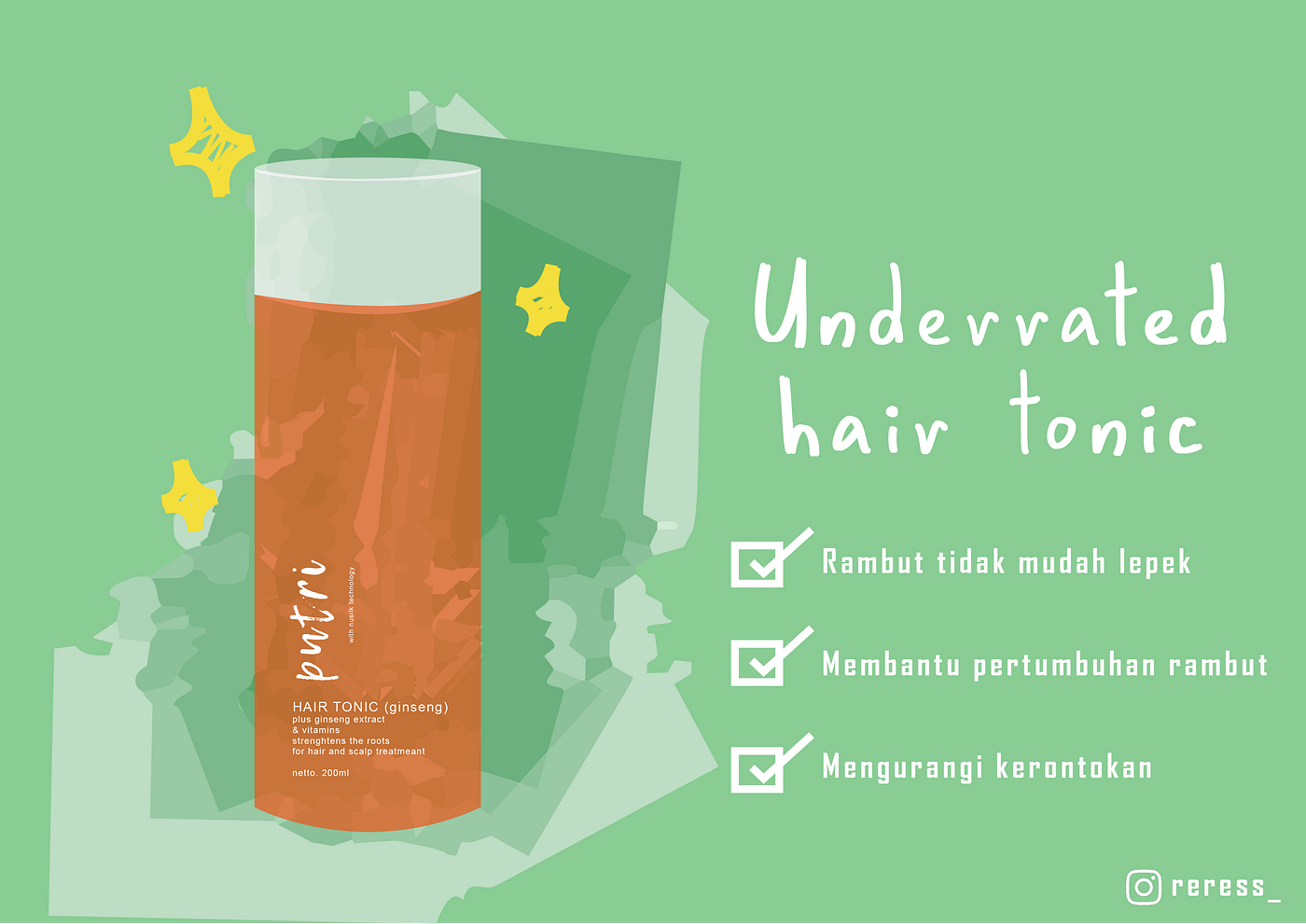 Underrated Hair Tonic Putri Kesan Pertama Saat Melihat Produk Hair By Tiniwinibitties Medium