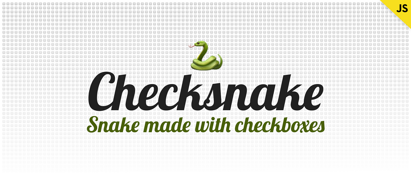 How to Make A Snake Game in JavaScript With Checkboxes