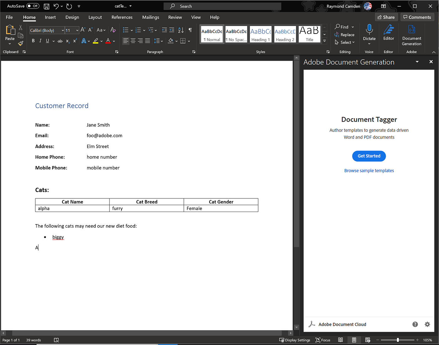 Hands On with Adobe Document Generation API | by Raymond Camden | Adobe ...