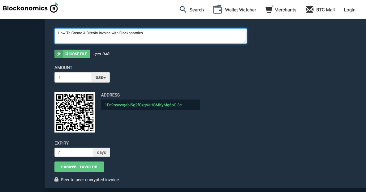How To Create A Bitcoin Invoice Starting Your Own Bitcoin Store Can Be By Jon Hodl Blockonomics Blog Bitcoin Payments More