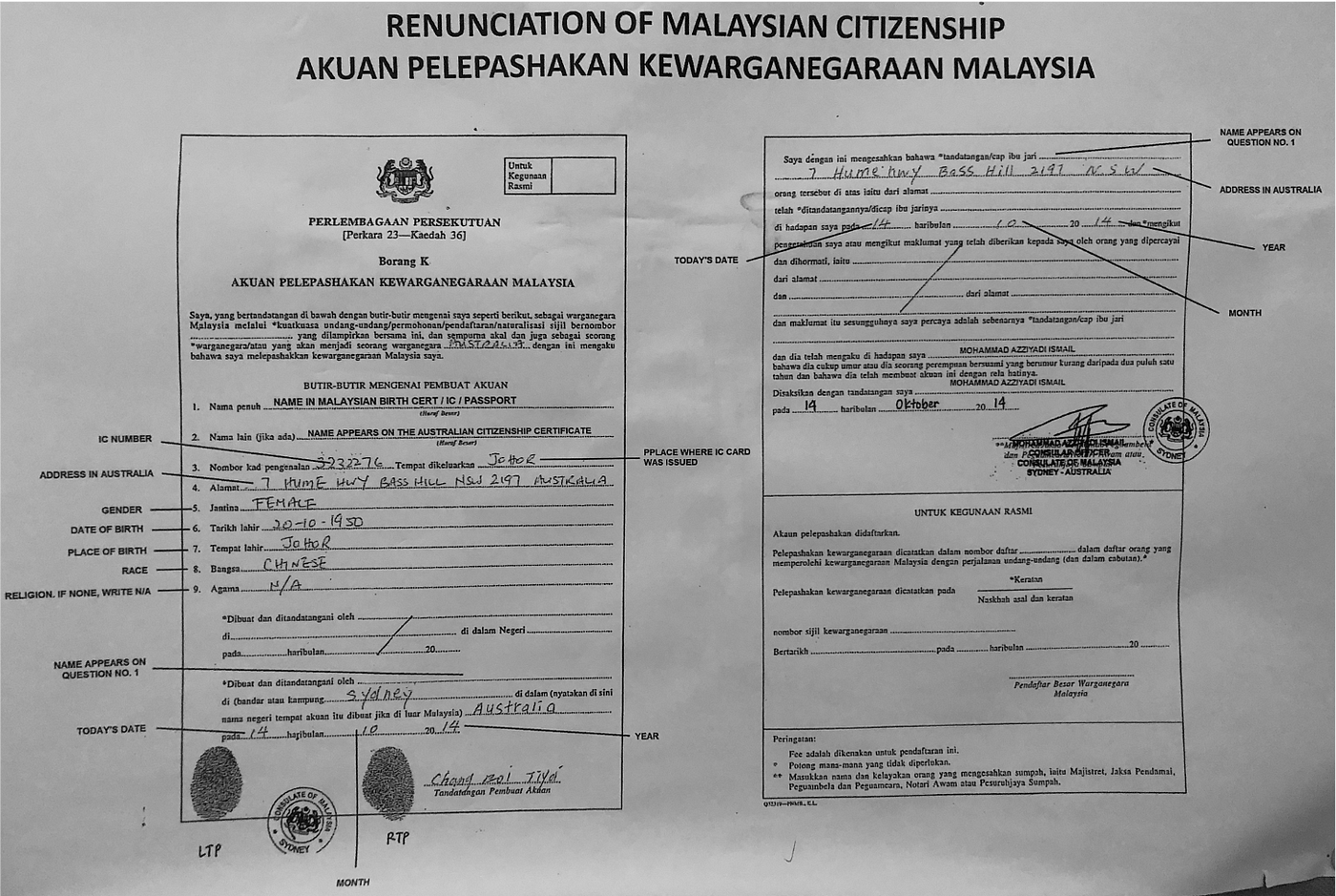 malaysian citizenship for foreigners