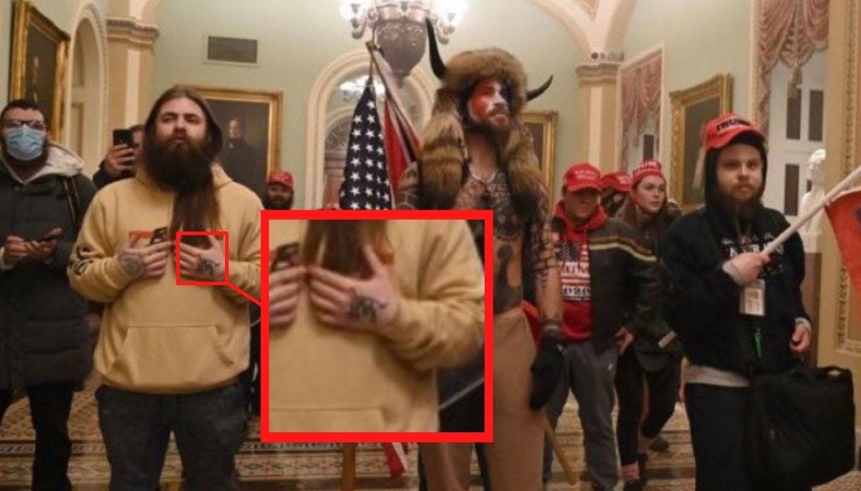 Did rioters in the US Capitol have antifa tattoos? I fact checked them
