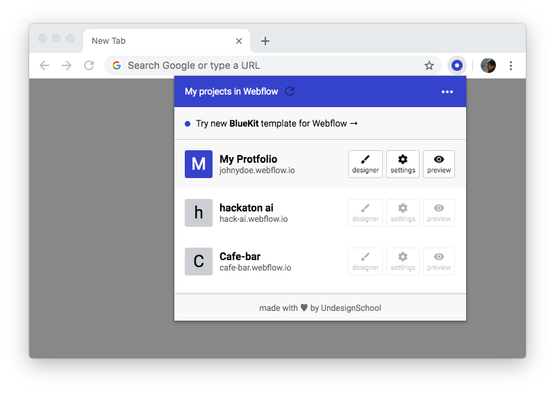 Save clicks with the new Chrome extension for flow by