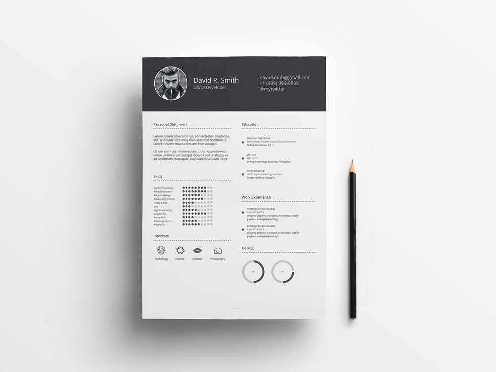10 Free Infographic Resume Templates for Best Impression | by Julian Ma ...