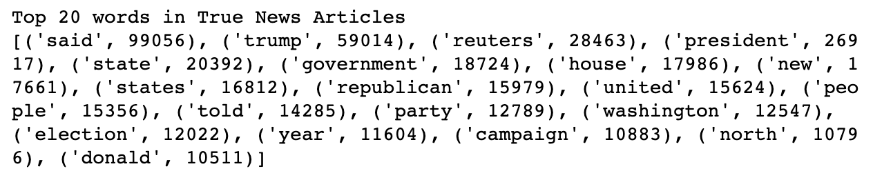 Fake News Detection Algorithm with Python | by Ethan Kho | Sep, 2022 ...