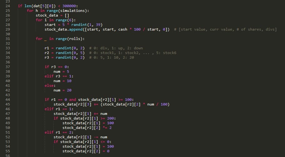 Cracking an 82-year-old stock trading board game using Monte Carlo ...