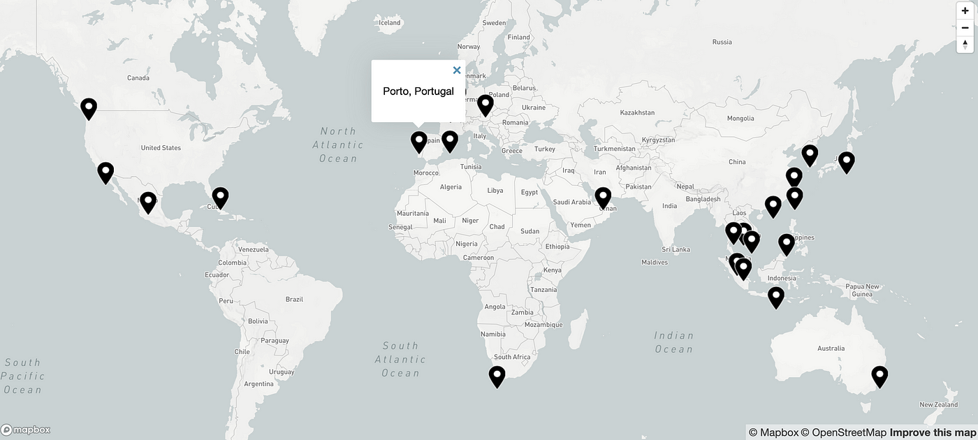 Mapbox Gl Center Map Next.js With Mapbox Gl Js Map. I Have Always Been A Huge Fan Of Maps… | By  Kirsten Swanson | May, 2022 | Dev Genius