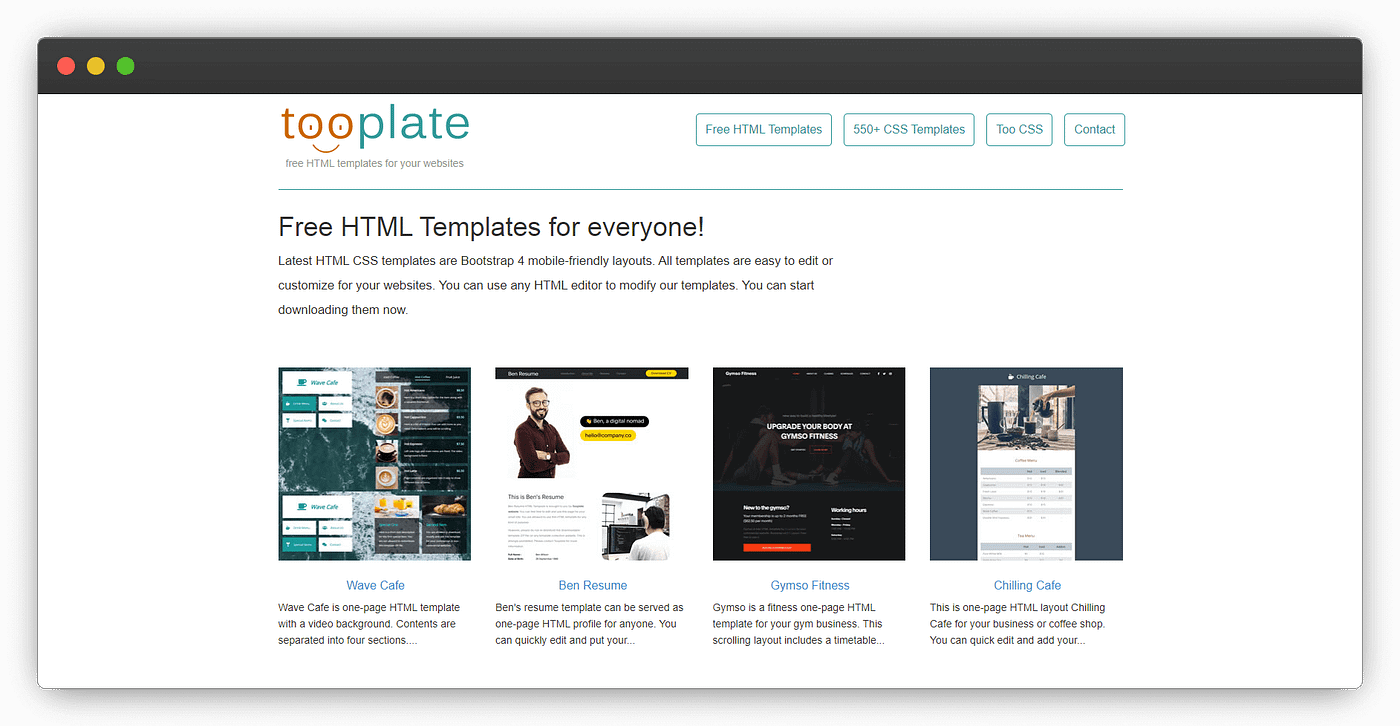 Top 17 Free Responsive Website Templates in 2022 | by Niemvuilaptrinh |  Enlear Academy