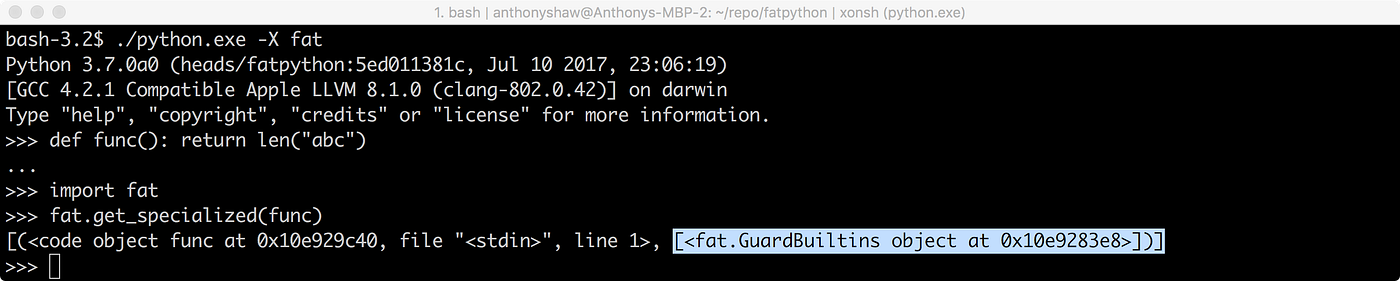 FAT Python : the next chapter in Python optimization | by Anthony Shaw ...