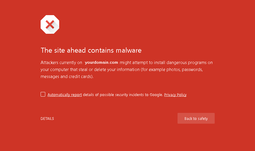 chrome warning image