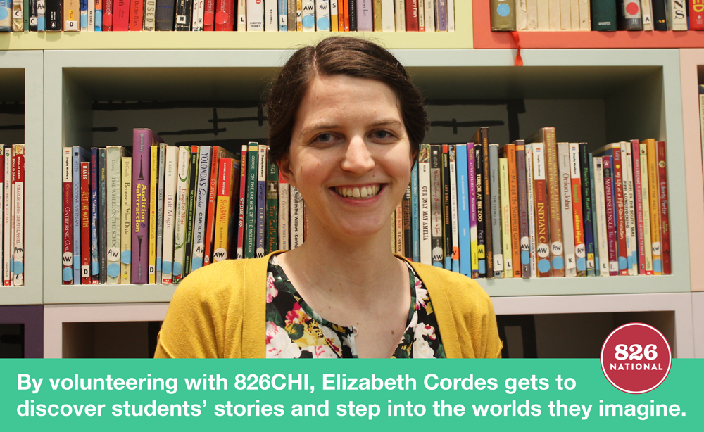 Volunteer Spotlight 826CHI’s Elizabeth Cordes by 826 National Medium