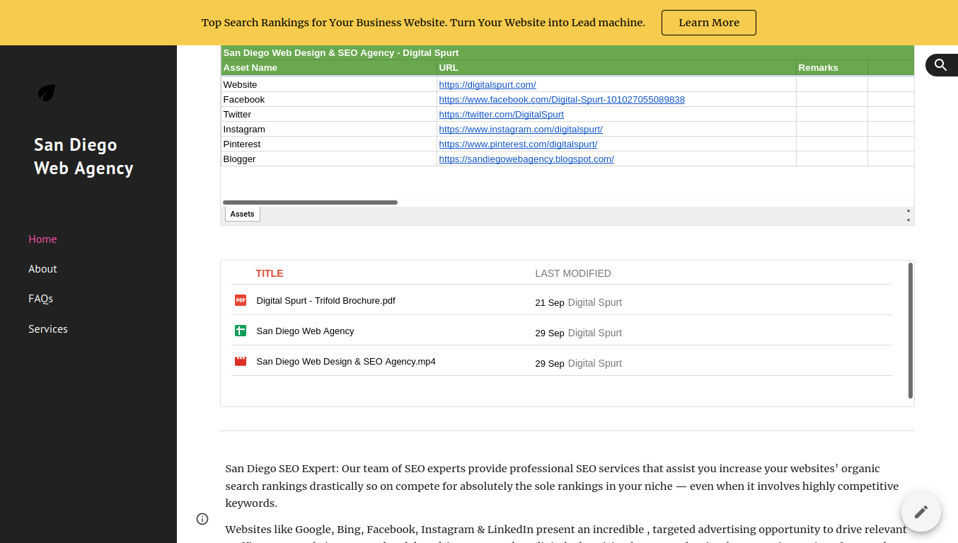 google authority stacking