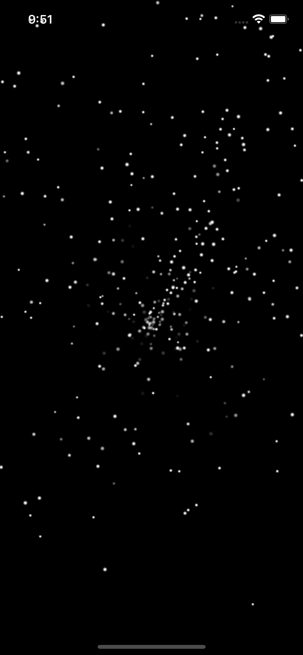 8 利用CAGradientLayer, SpriteKit Particle實現星際效果 by Kyle X 