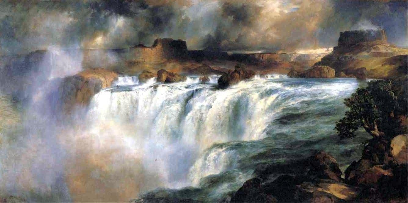 Shoshone Falls on the Snake River by Thomas Moran