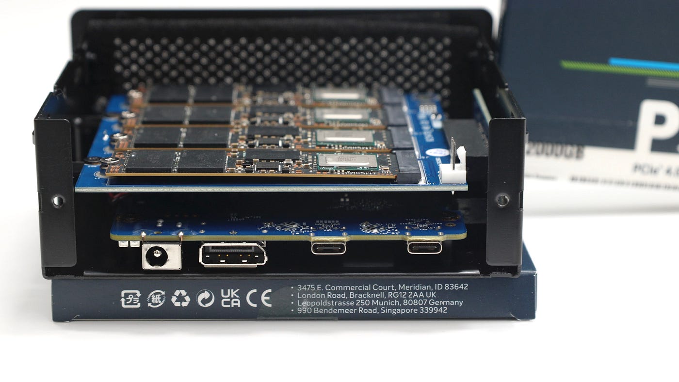 Thunderbolt 3高速外接統一儲存空間8TB　搭配四條2TB SSD可以怎麼玩？
