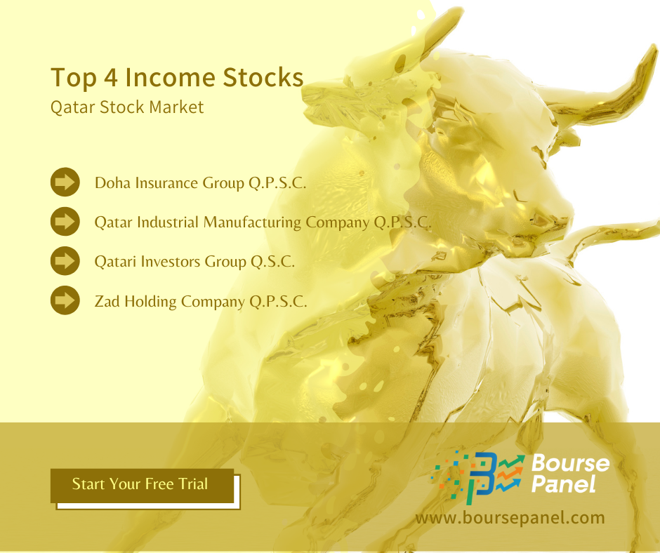 What is Top 4 Qatari Income Stocks? 5 September 2022 What is Top 4 Qatari Income Stocks? 5 September 2022