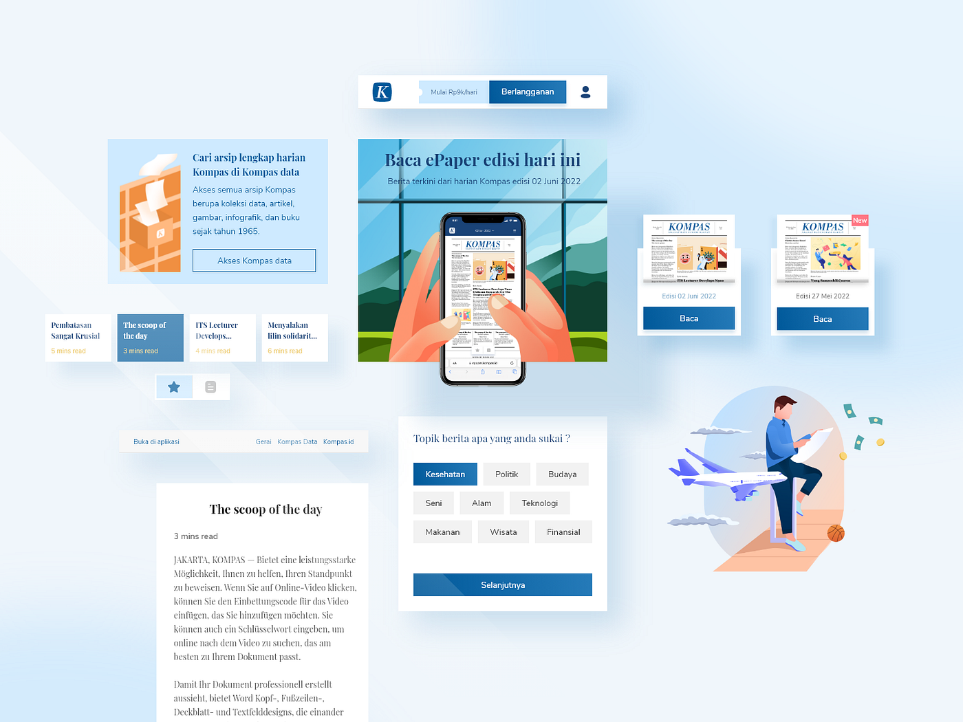 UI UX Case Study: Kompas ePaper Interaction Redesign | by Muhamad ...