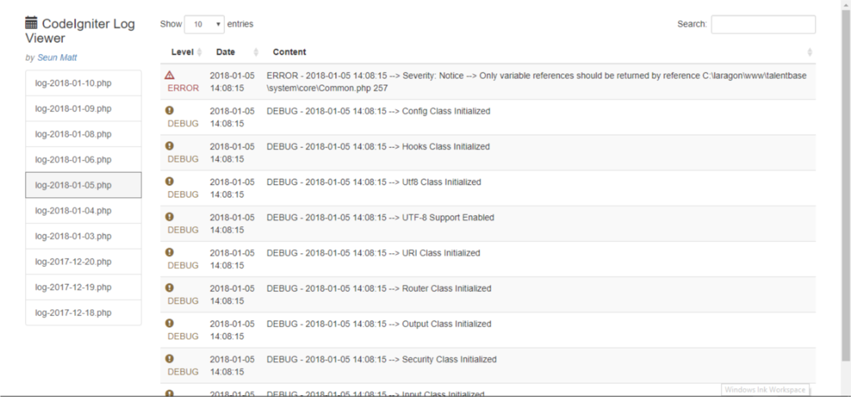 How to View CodeIgniter Log Files in the Browser | by Seun Matt | We've  moved to freeCodeCamp.org/news | Medium