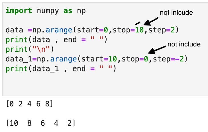 How to remove confusion during creating sample data on Python and Numpy ...