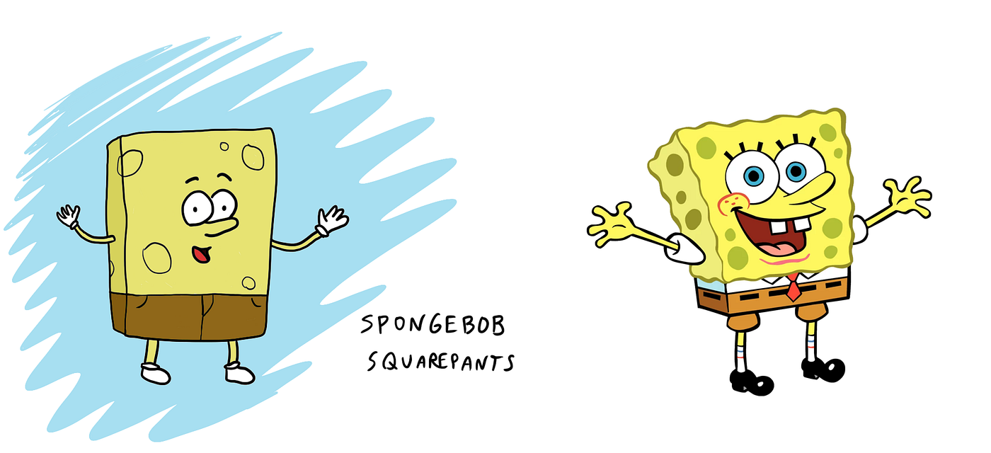 No Reference — Drawing Famous Cartoon Characters From Memory | by Aram ...