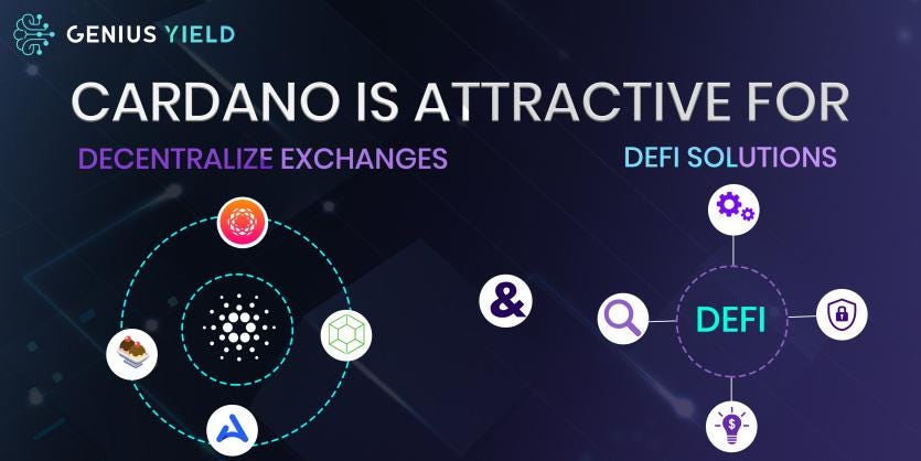 Cardano, Cardano DeFi, Genius Yield, Ethereum versus Cardano,