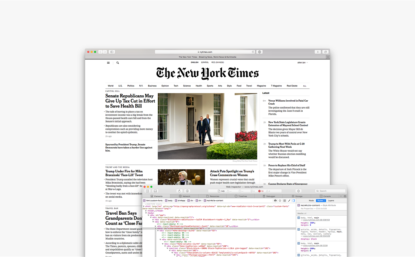 React, Relay and GraphQL: Under the Hood of The Times Website Redesign | by  Scott Taylor | NYT Open