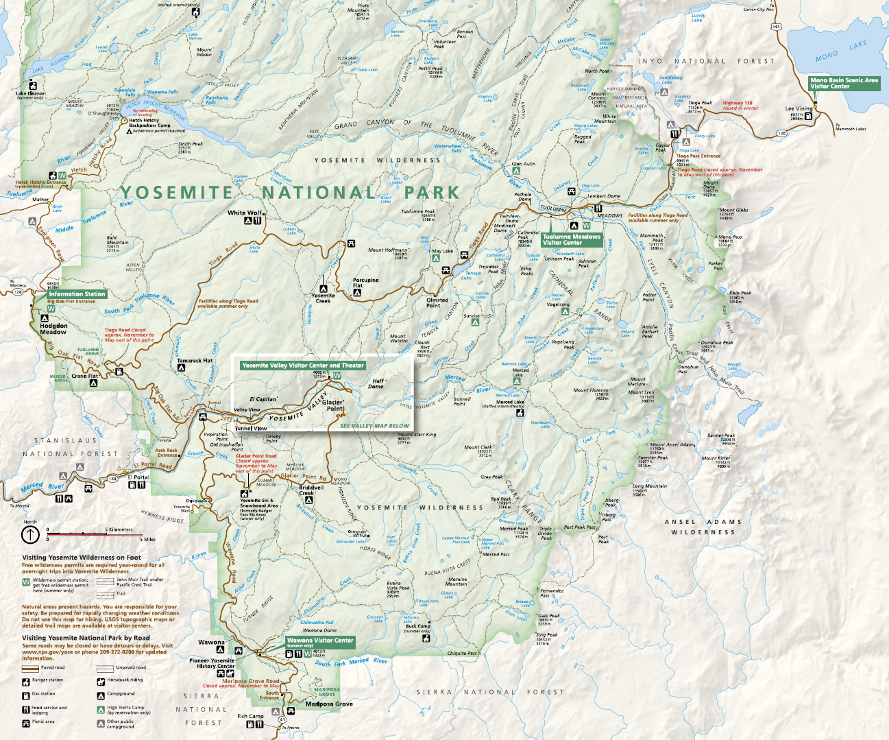 Yosemite National Park Trail Map Travel Guide: Yosemite National Park | By Jason Heltzer | Medium