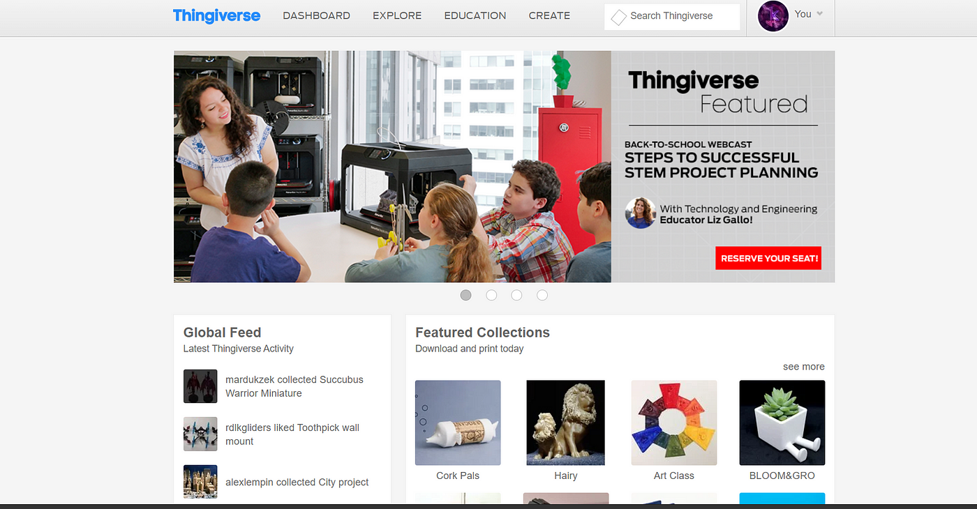 Ethical of Thingiverse, a search for 3D objects. | by Kangdi Liu | Medium
