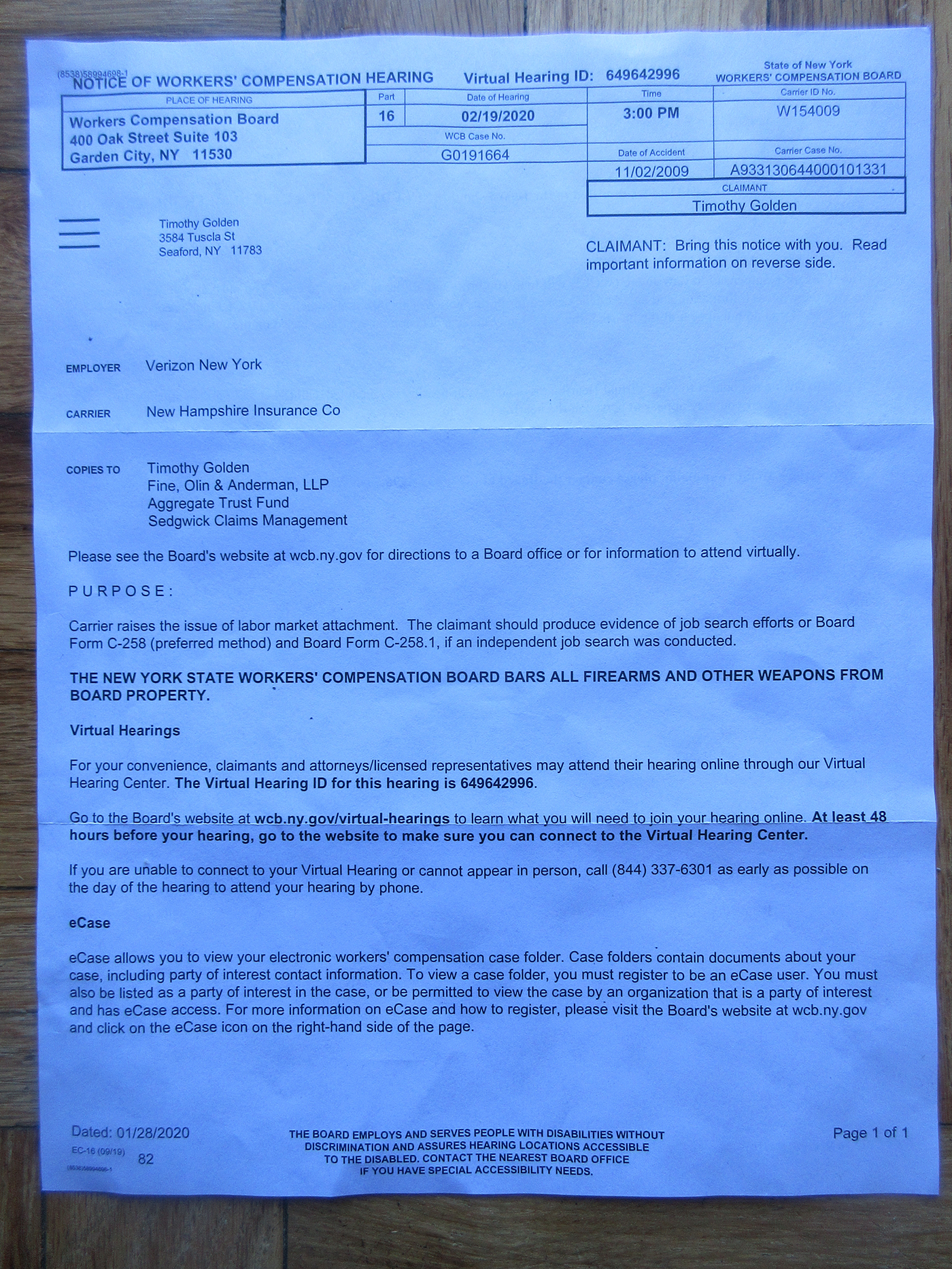 Sedgwick Claims' attorney belittled 