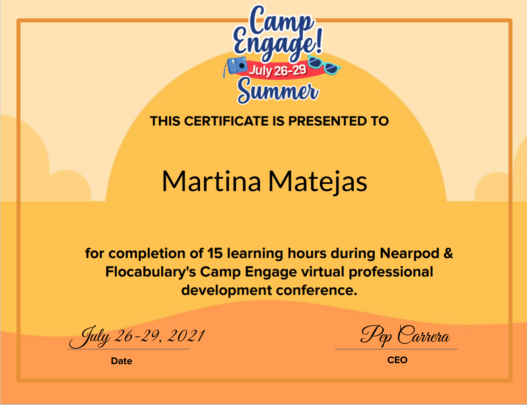 Engaging Summer Camp. Nearpod CampEngage is a festival of… by