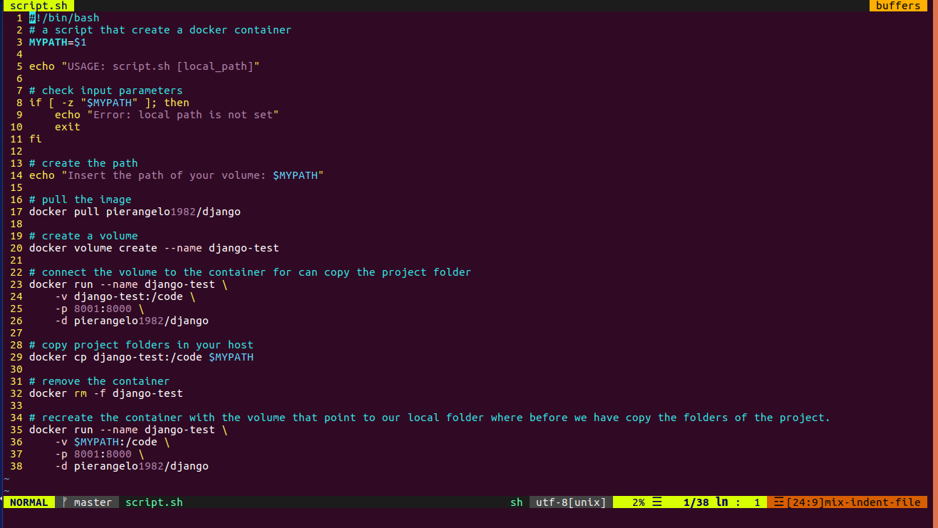 Create A Django Docker Container With A Bash Script By Pierangelo Medium