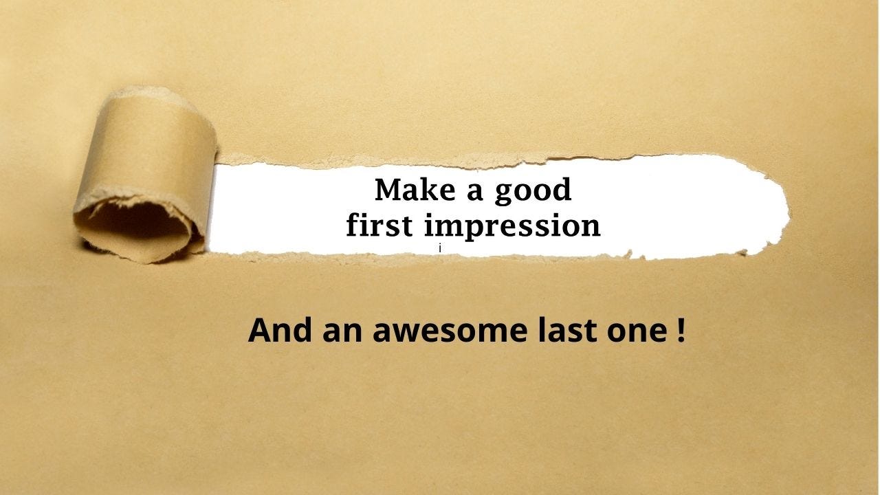 First And Last Impressions Count By Summer Lotus Medium