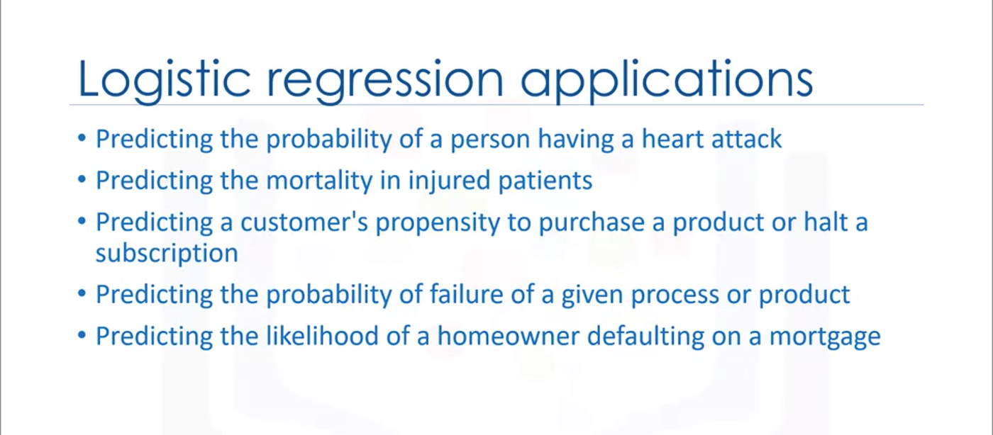 Logistic Regression. In this blog, I’ll talk about a machine… | by ...