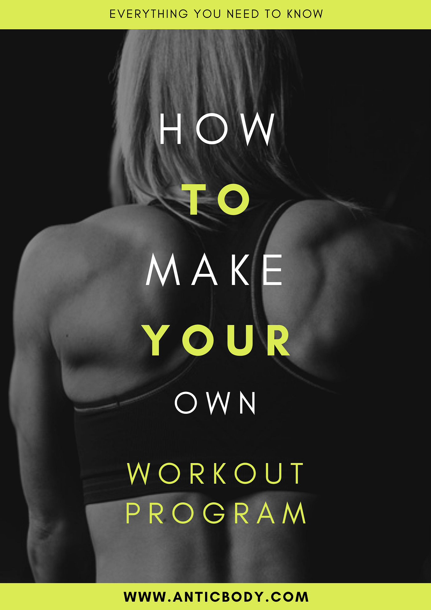 How to make your own workout program by Yastene Medium