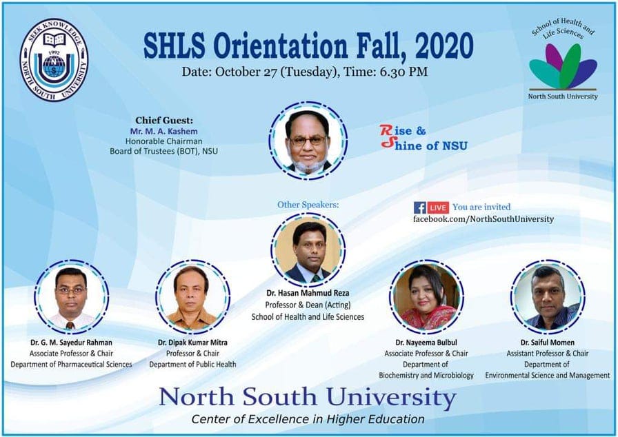 THE NSU DAILY — ISSUE 7. Fall 20 Orientation of NSU School of… by