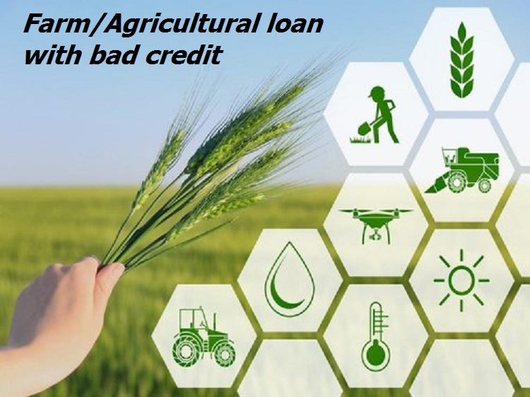 Havelet Finance Limited can help you get a Farm/Agricultural loan with bad credit