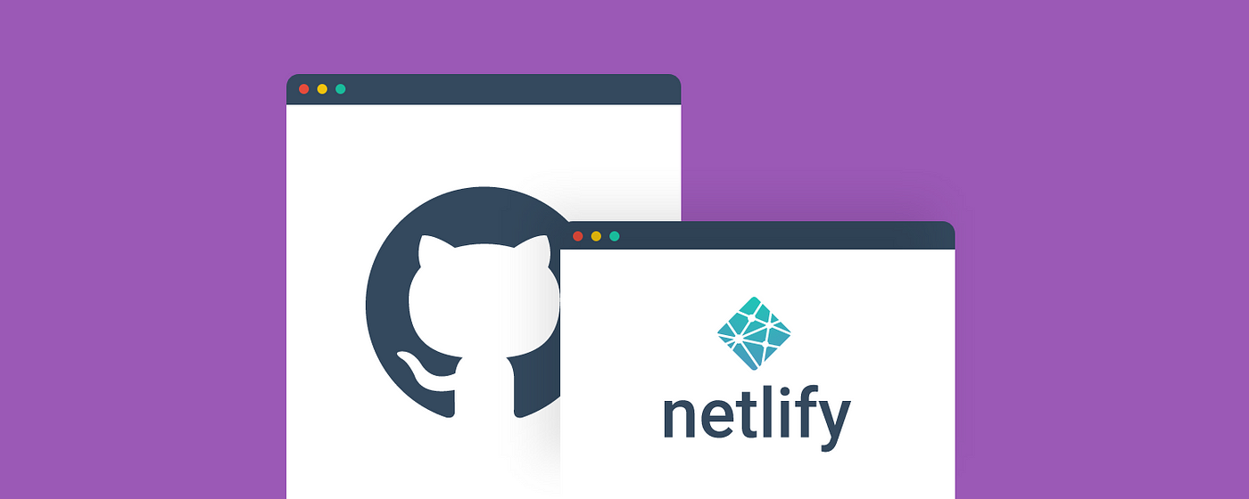 An illustration of Github pages and netlify