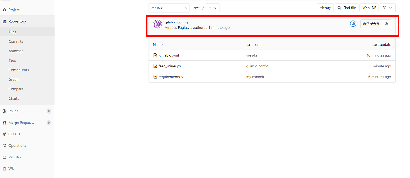 Using Gitlab's CI for Periodic Data Mining | by Andreas Pogiatzis | Towards  Data Science