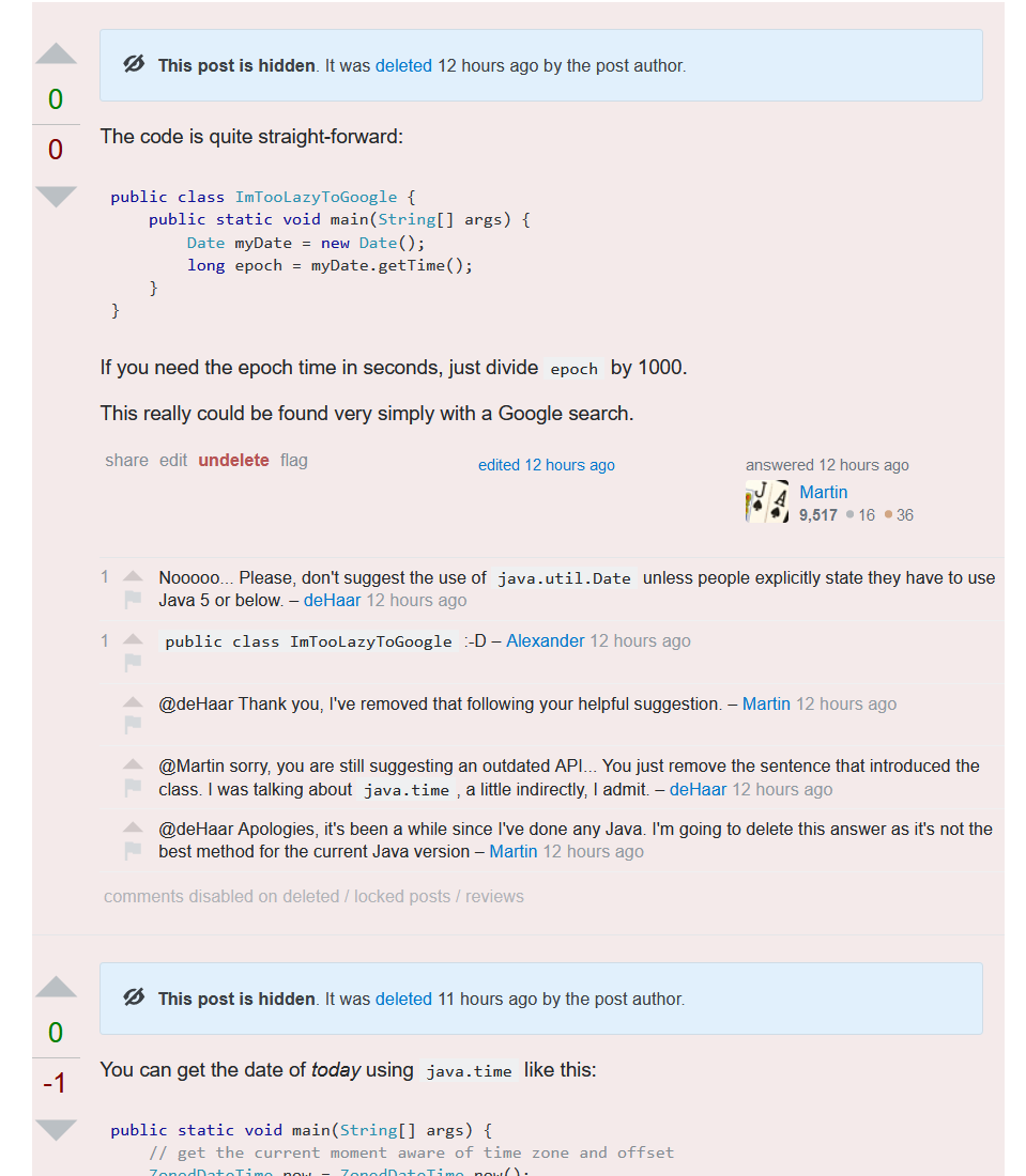 The other side of Stack Overflow content moderation | by Sotirios  Delimanolis | Medium
