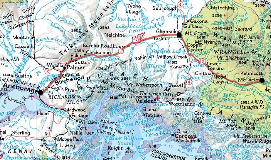 Map Of Mccarthy Alaska The Mccarthy Massacre Of 1983. “Look, You're Already Dead. If You'll… | By  Robin Barefield | Medium
