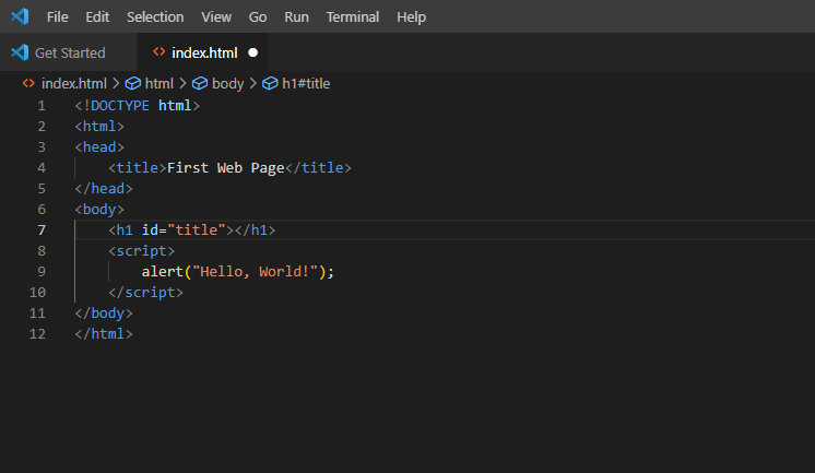 Greeting the World in JavaScript. Plus, A Little Extra HTML… | by ...