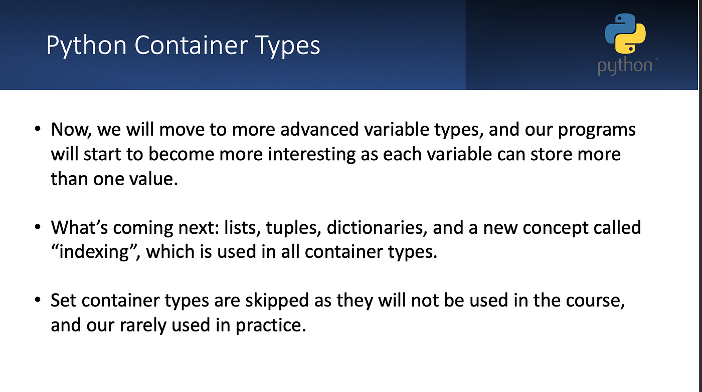 Introduction to the Basics of Python 3-Part 5 - Caleb M. Bowyer - Medium