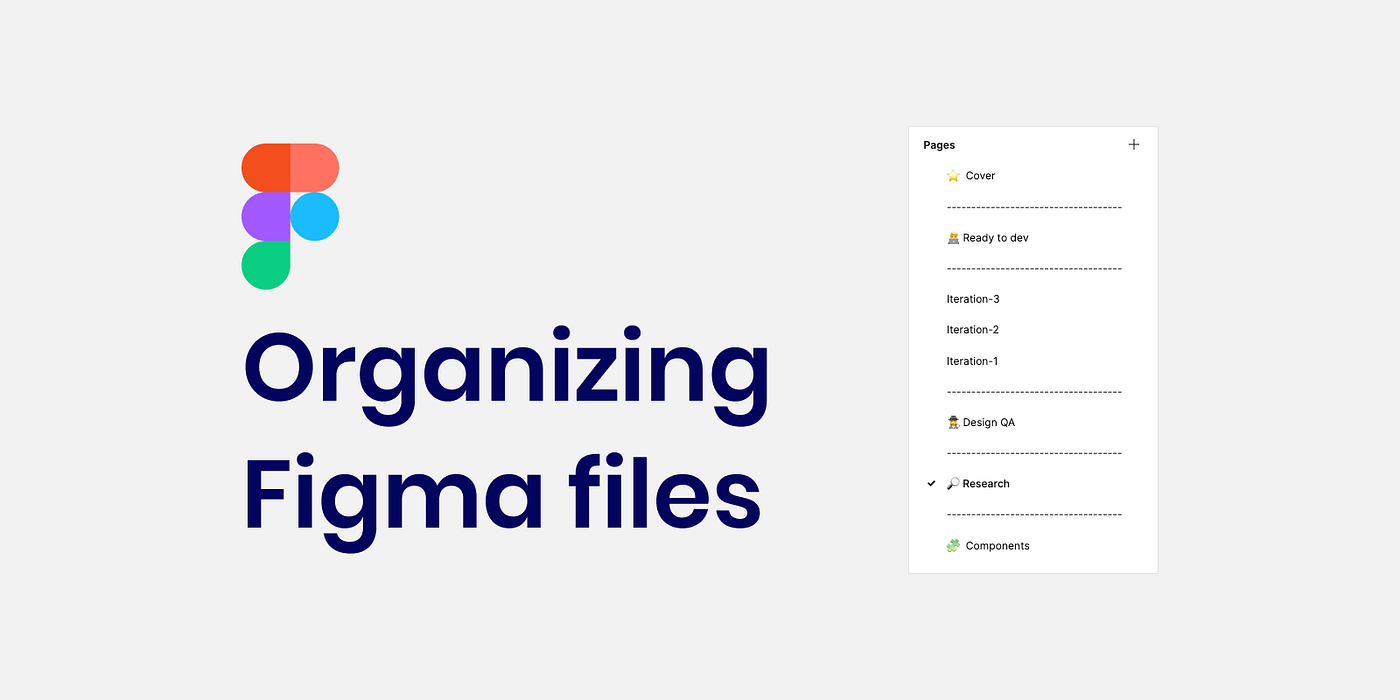 How to organize your Figma design files like a pro; a complete and easy  guide to organizing your design files in Figma. | Prototypr