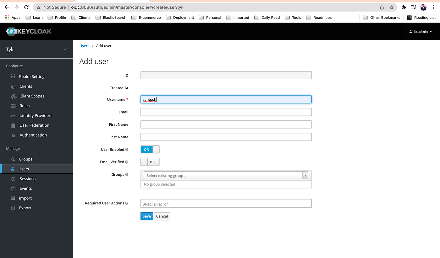 Getting Started with Tyk API Gateway with Keycloak by Santosh Shinde
