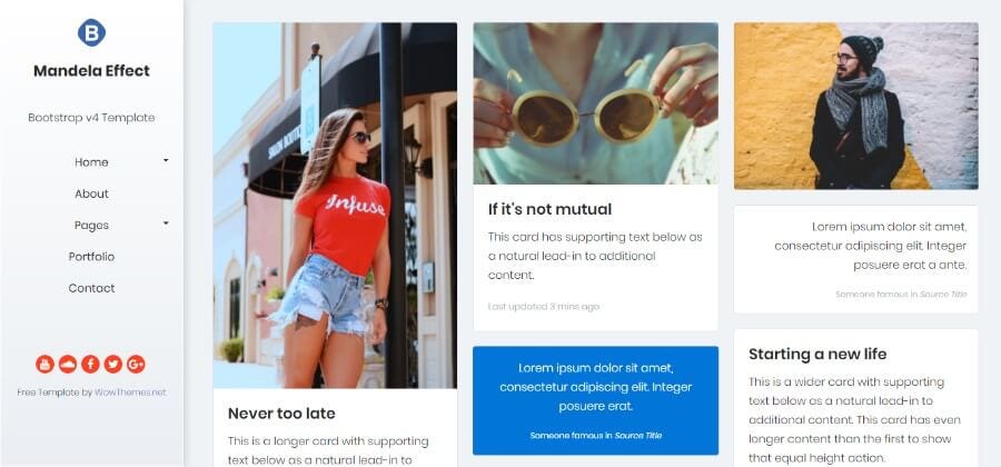 Free HTML Bootstrap Templates for your Next Project | by WowThemesNet ...